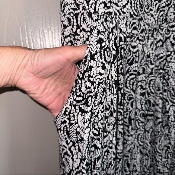 Ann Taylor Loft Jersey Dress Pockets Adjustable Straps - Picture 3 of 8